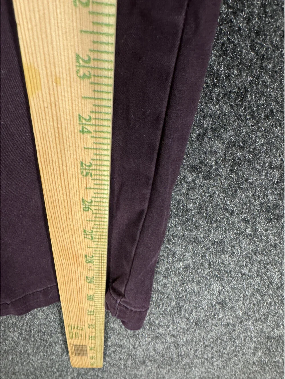 Banana Republic Jeans Men 32*34 Purple Denim Dark Wash Skinny Mid Rise Stretch
